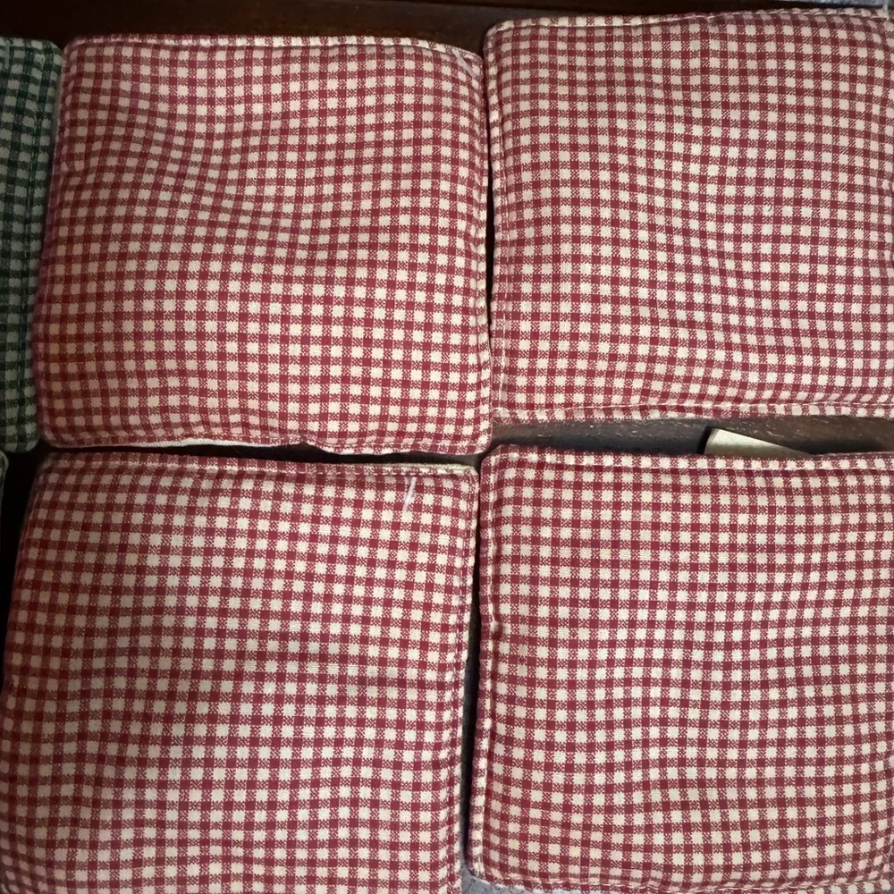 Vintage 1990s Set of 10 Spiced Mug Mats